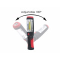 2 Modos Vermelho Portable 3w COB + 1 LED Luz de Trabalho Magnetic Base